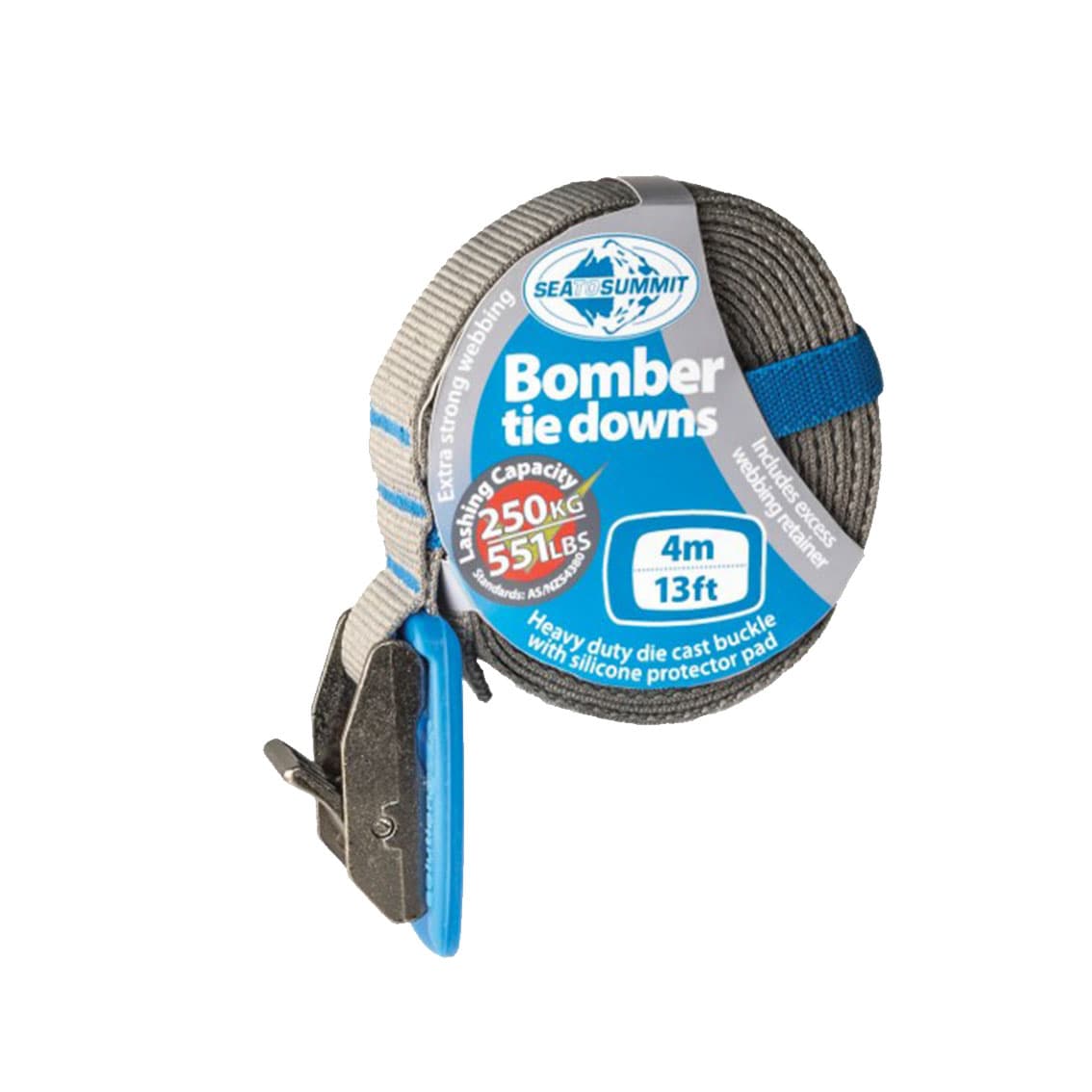 Sea To Summit Bomber Tie Down — 4m/13ft – Blue