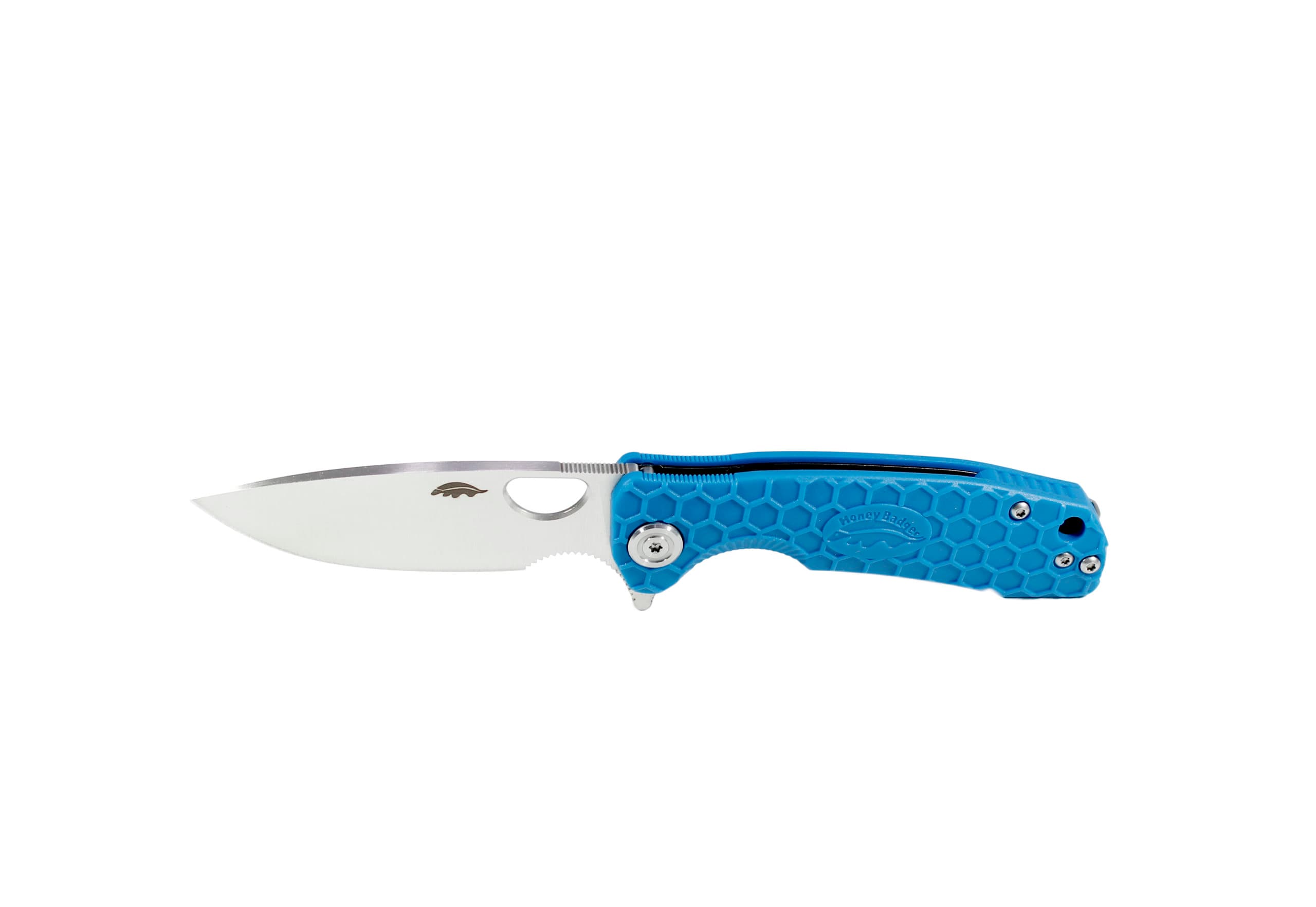 Honey Badger Flipper 8Cr13MoV – Small — Blue