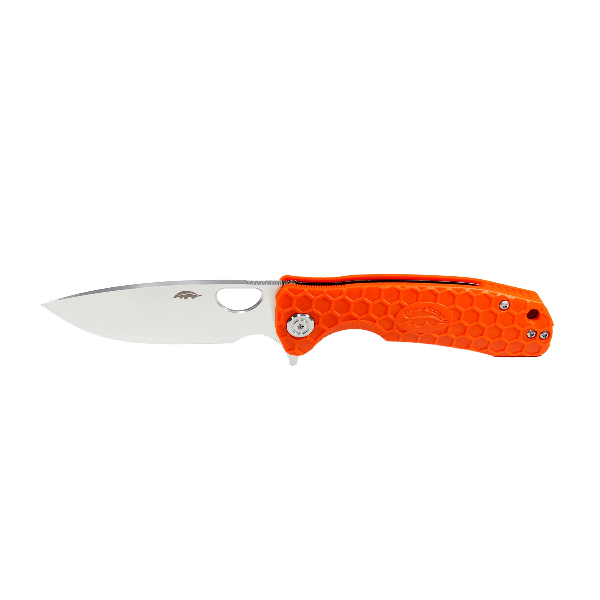 Honey Badger Flipper 14C28N – Medium — Orange
