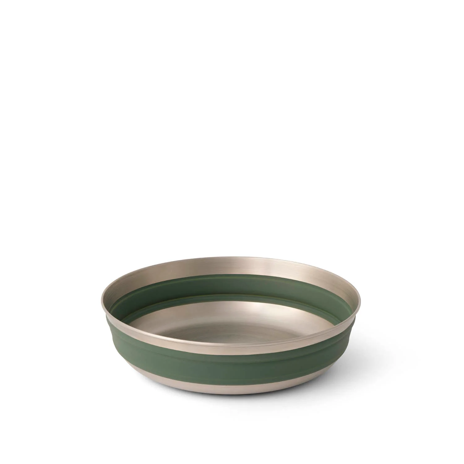 Sea To Summit Detour Stainless Steel Collapsible Bowl — Wreath Green / Large
