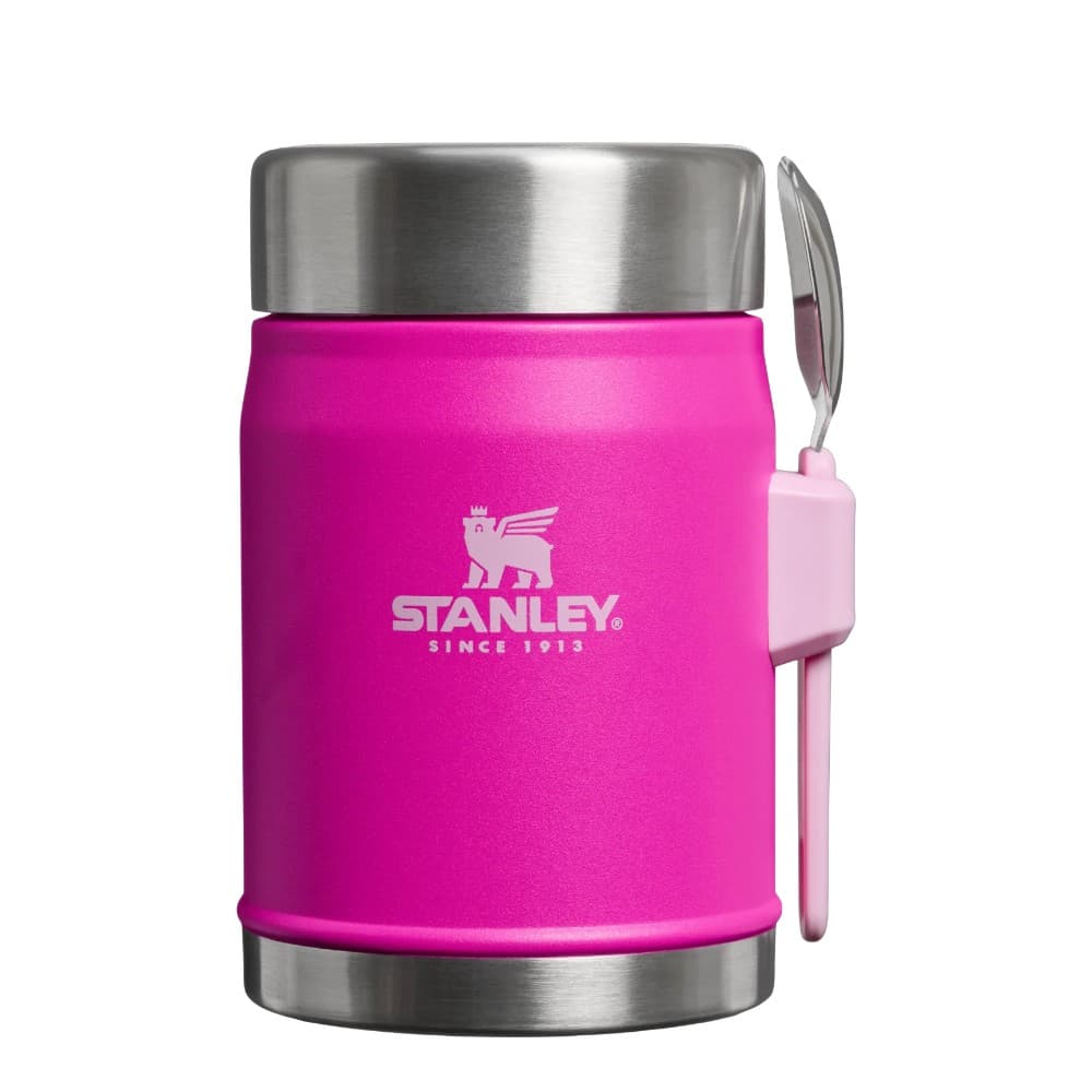 Stanley Classic Legendary Food Jar 0.4L With Spork — Violet Blossom