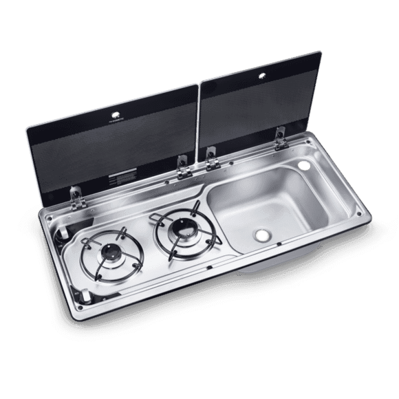 Dometic Two-Burner Hob and Sink Combo