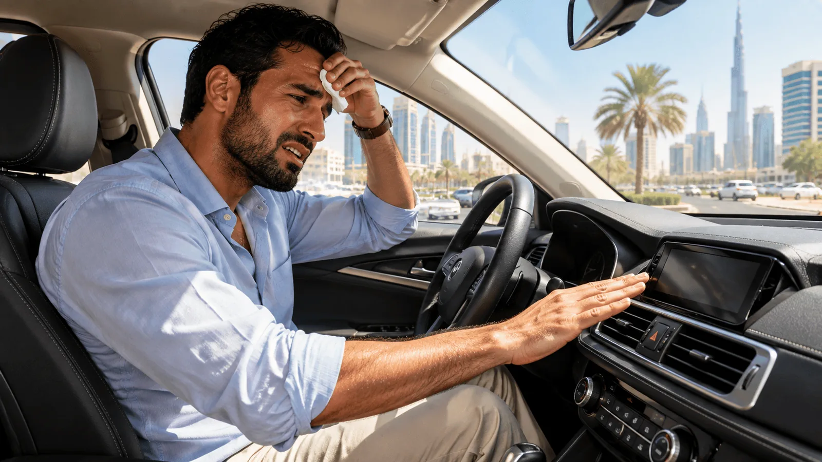 Car AC Not Blowing Cold Air in Dubai? Here's What to Do