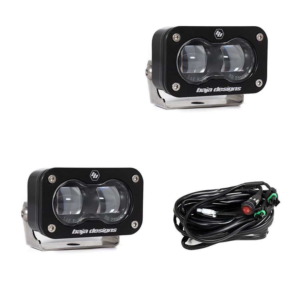 BAJA DESIGN S2 SAE LED Auxiliary Light Pod Pair
