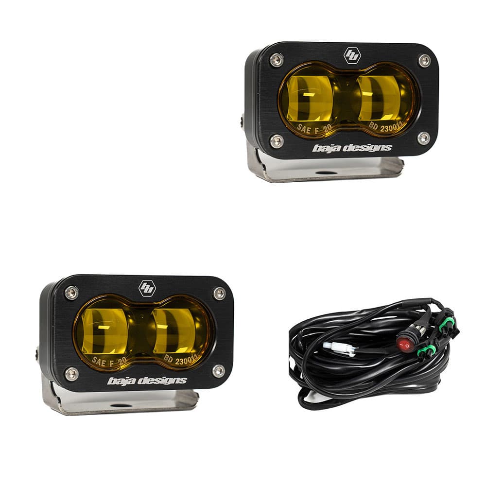 Baja Designs S2 SAE LED Spot, Amber