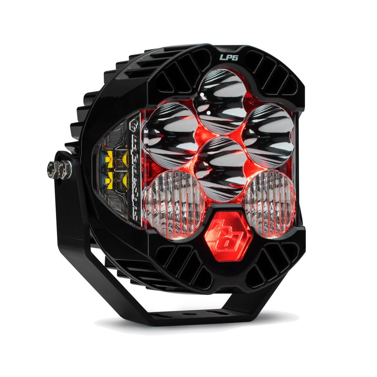 Baja Designs LP6 Pro Clear Driving Combo LED with Red Backlight