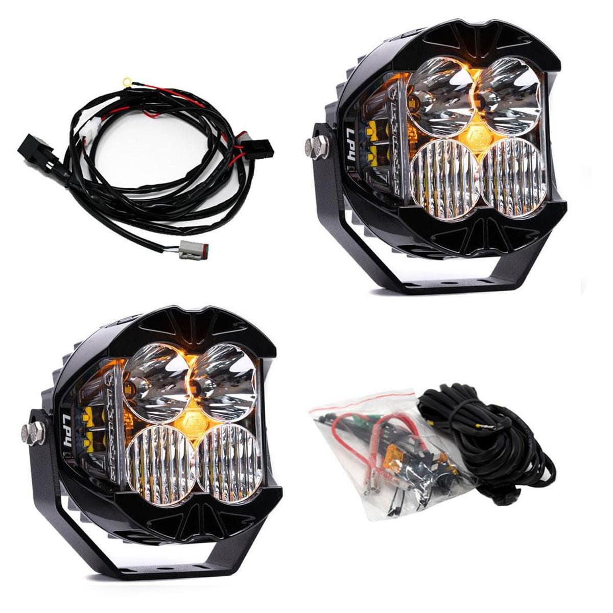 Baja Designs LP4 Pro Clear Driving Combo Pair