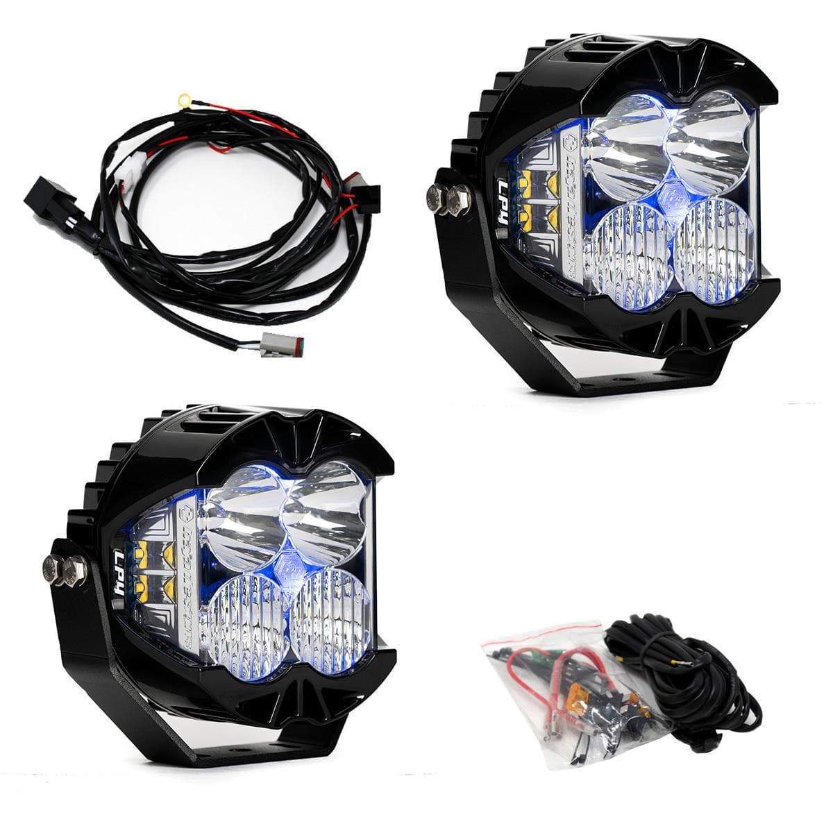 Baja Designs LP4 Pro, LED Driving/Combo Blue Backlight