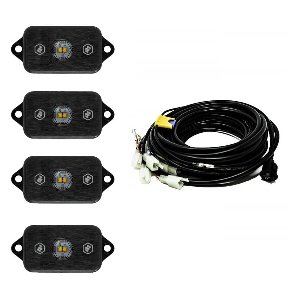Baja Designs LED Universal, Rock Light Kit, Red