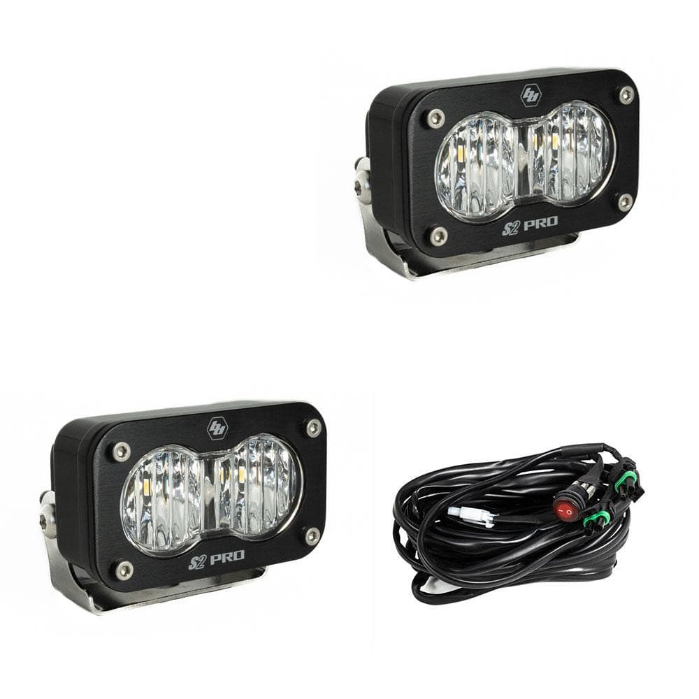 Baja Designs S2 Pro Clear Wide Cornering LED Pair