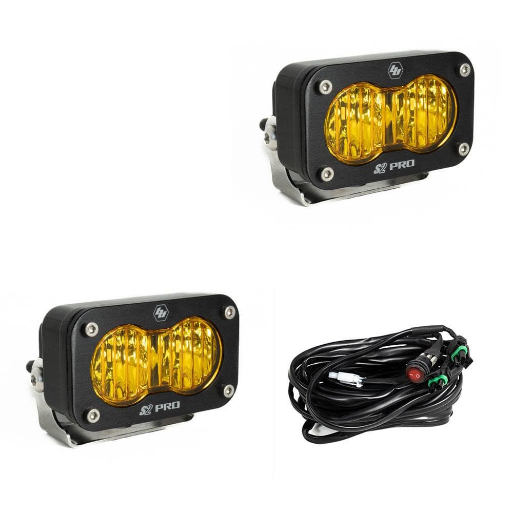 Baja Designs S2 Pro Amber Wide Cornering LED Pair