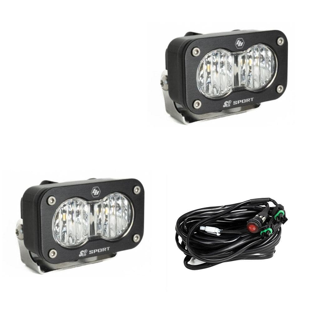 Baja Designs S2 Sport pair wide cornering clear
