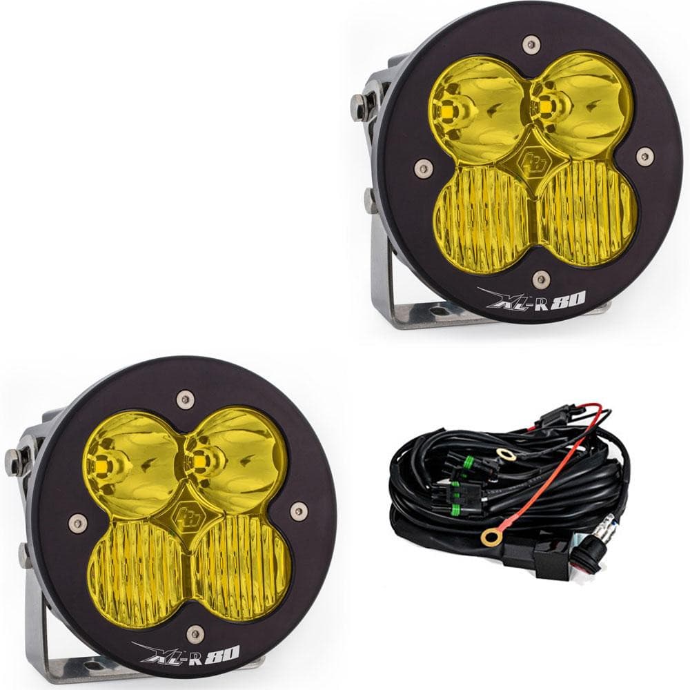Baja Designs XL R 80 Amber Driving Combo Pair