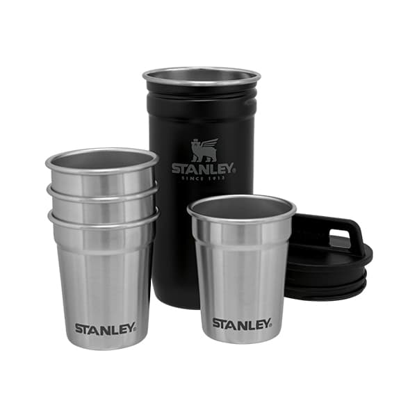 Stanley Adventure Nesting Shot Glass Set 0.59ML — Matt Black