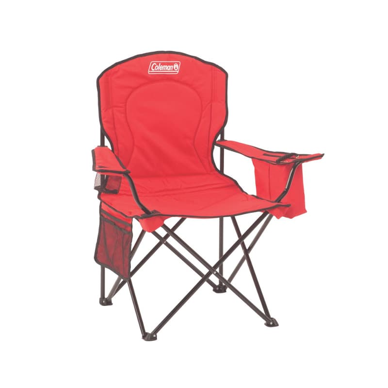 Coleman Cooler Quad Chair — Red