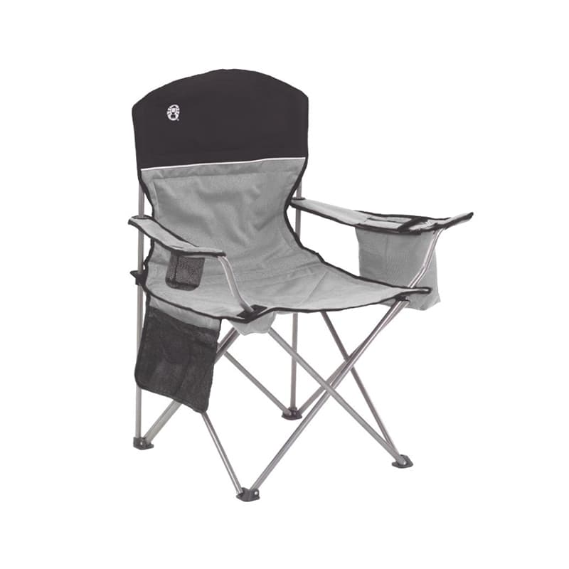 Coleman Cooler Quad Chair — Grey