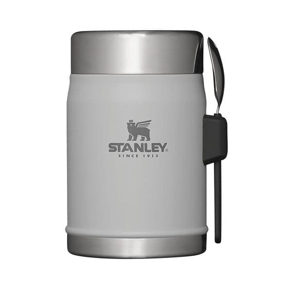 Stanley Classic Legendary Food Jar 0.4L With Spork — Ash