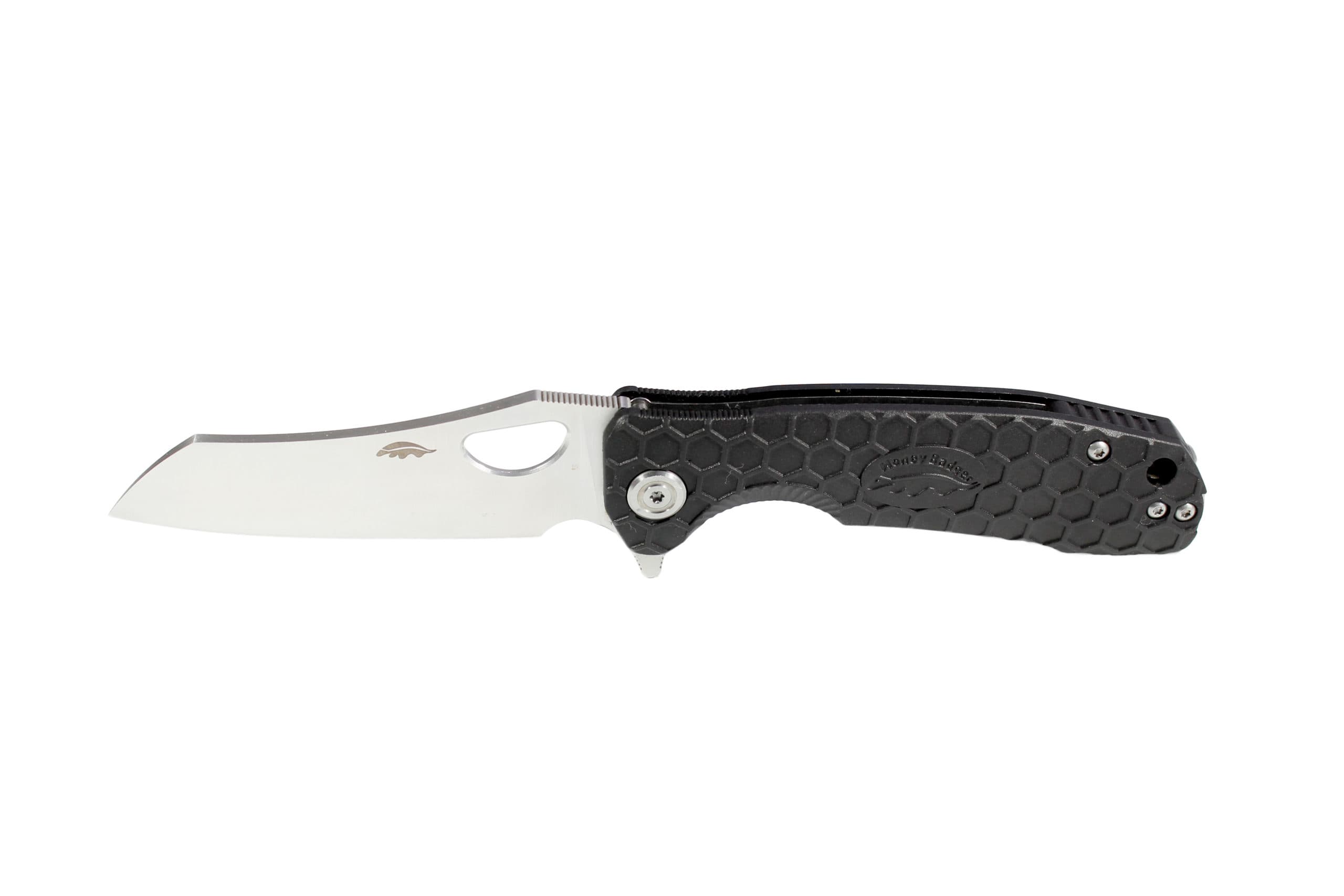 Honey Badger Wharncleaver 8Cr13MoV – Large — Black