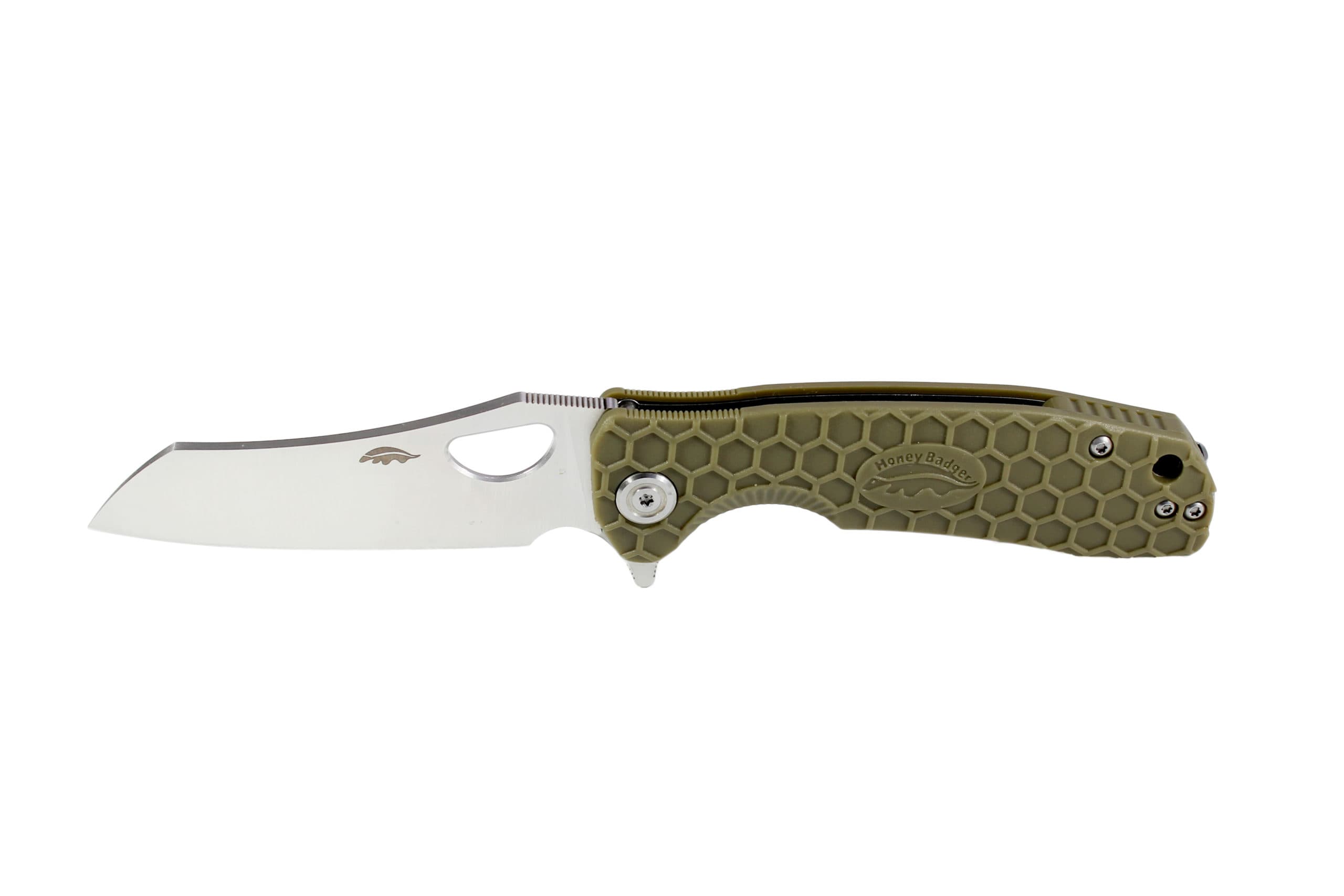 Honey Badger Wharncleaver 8Cr13MoV – Large — Green