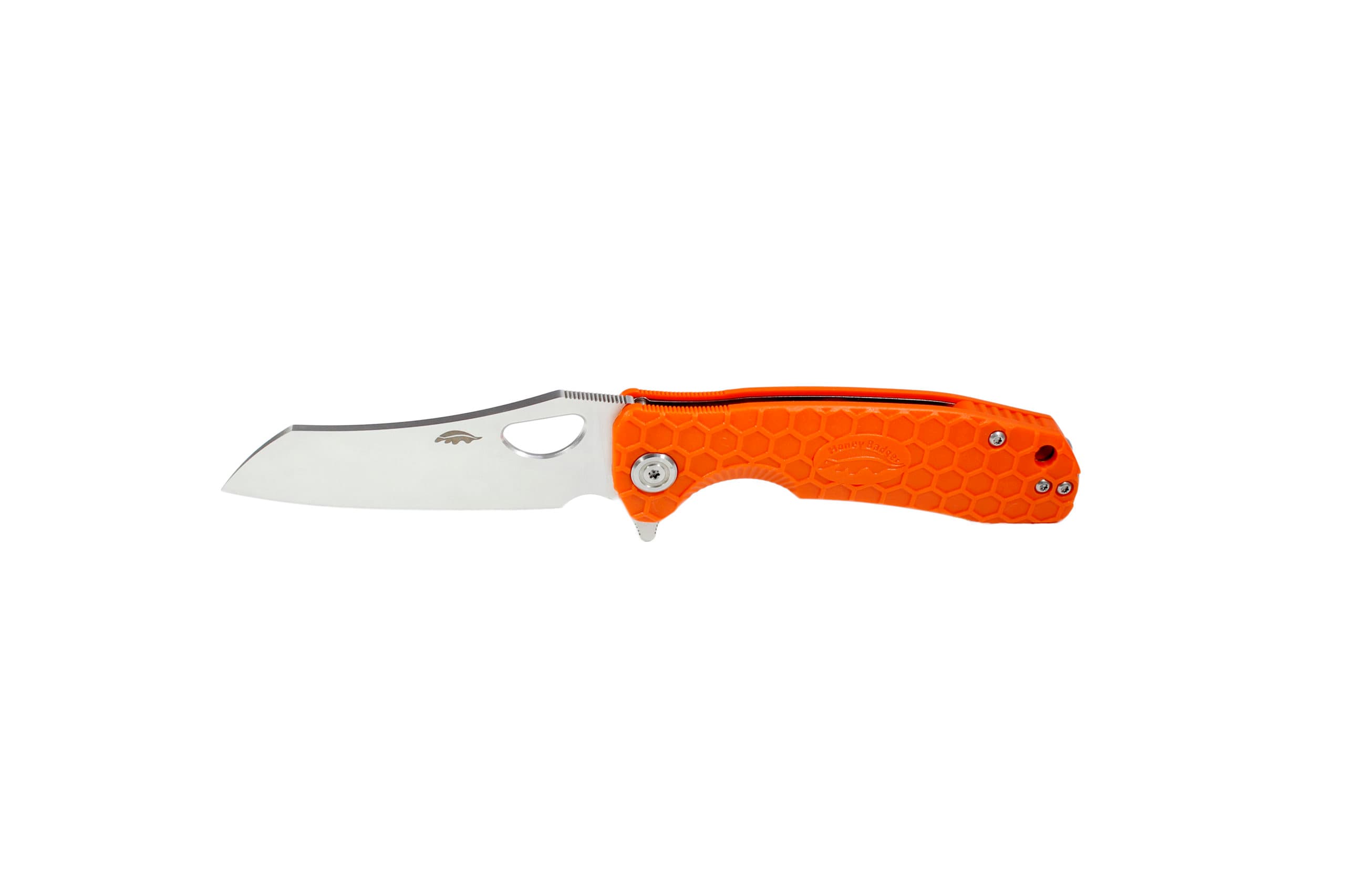 Honey Badger Wharncleaver 8Cr13MoV – Medium — Orange