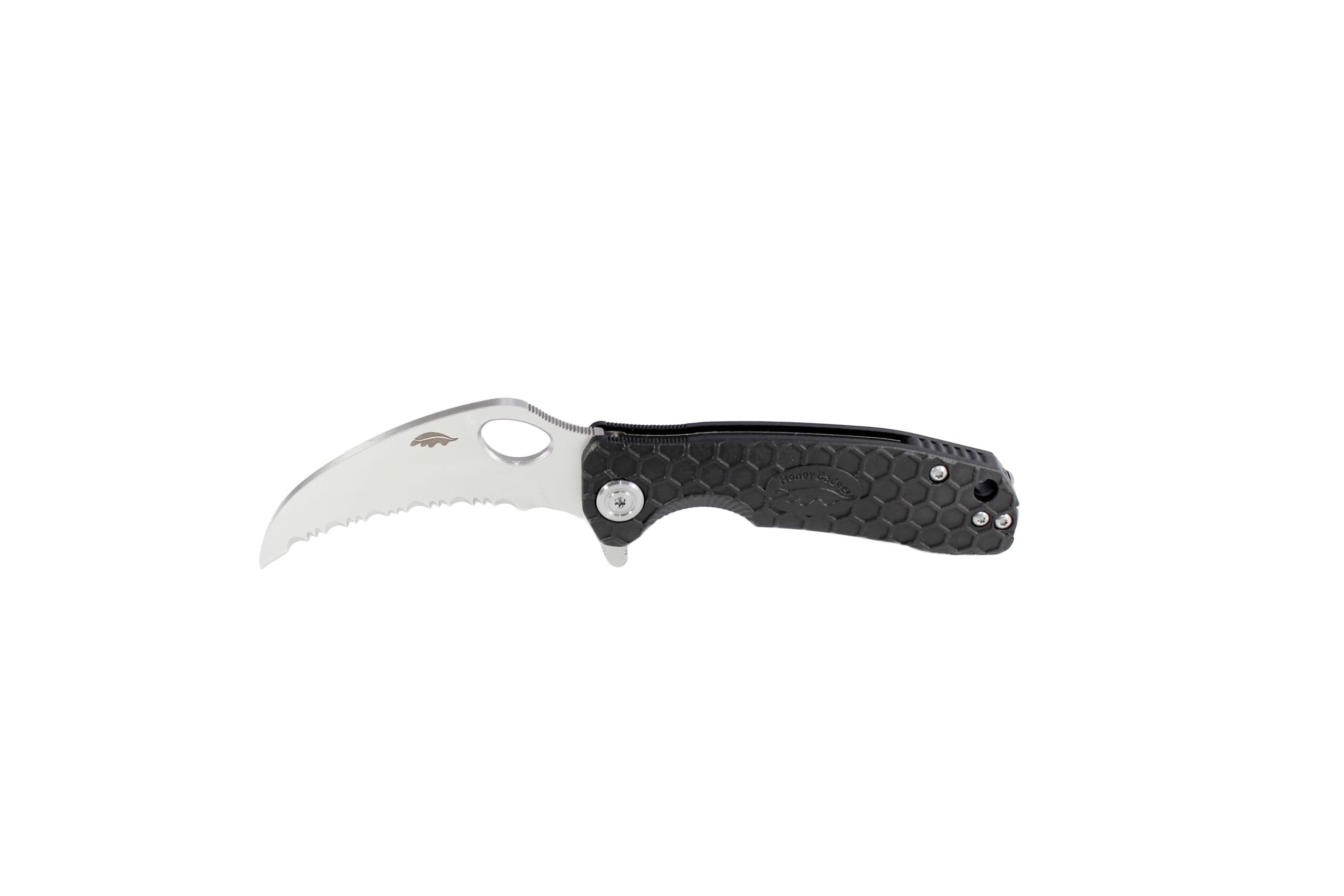 Honey Badger Claw Serrated – Medium — Black