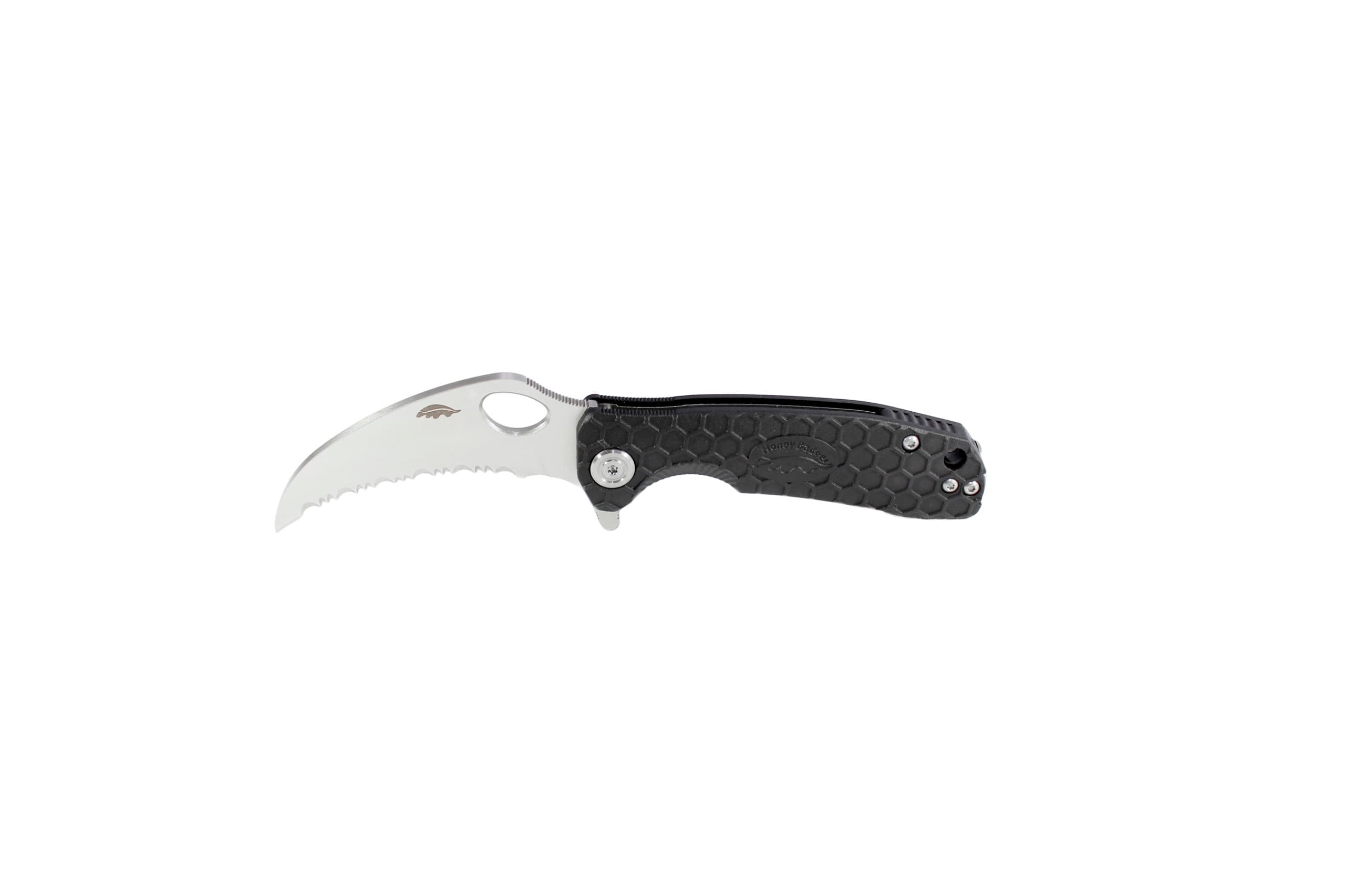 Honey Badger Claw Serrated – Small — Black