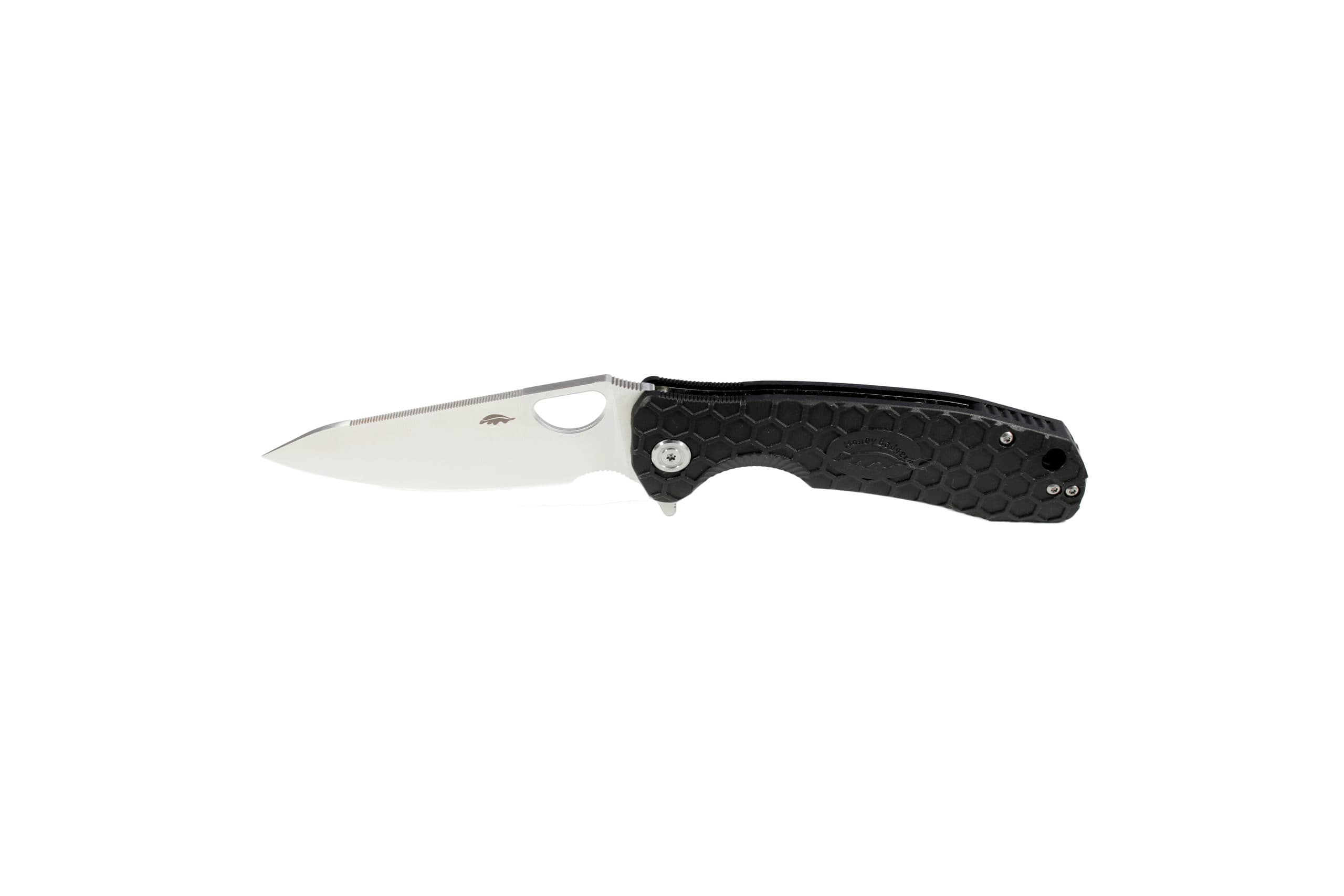 Honey Badger Leaf 8Cr13Mov – Small — Black