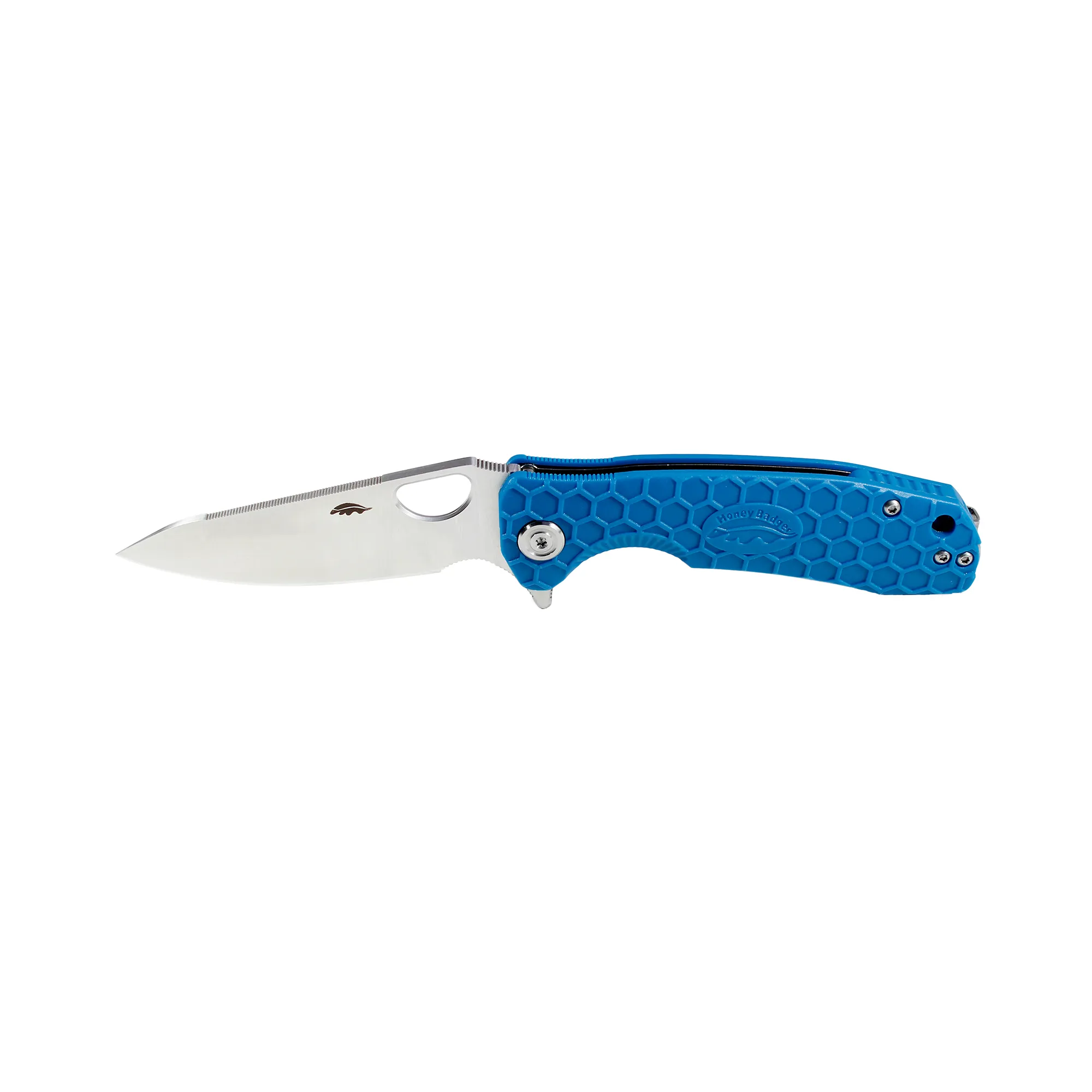 Honey Badger Leaf 8Cr13Mov – Small — Blue