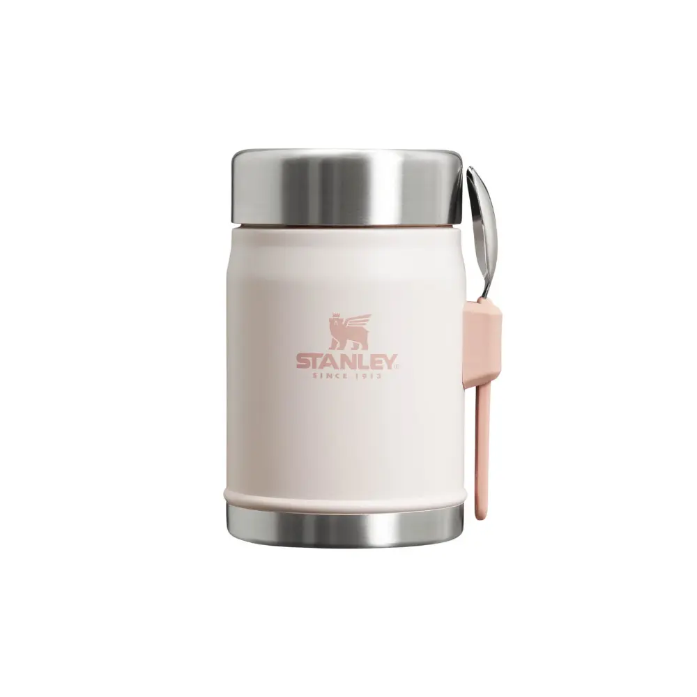 Stanley Classic Legendary Food Jar 0.4L With Spork — Rose Quartz