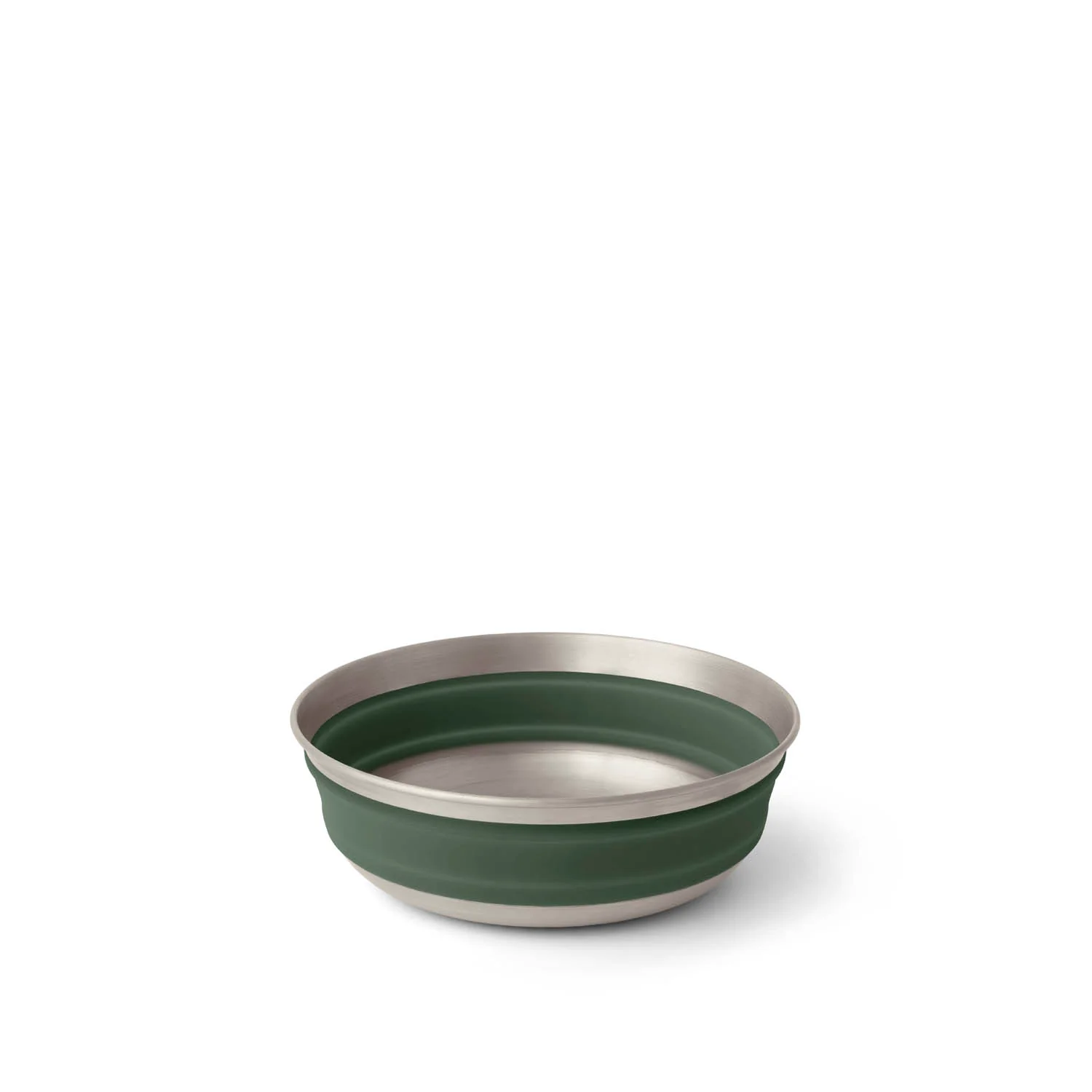 Sea To Summit Detour Stainless Steel Collapsible Bowl — Wreath Green / Medium