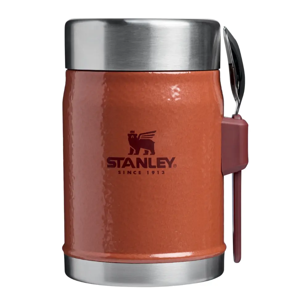 Stanley Classic Legendary Food Jar 0.4L With Spork — Hammertone Clay