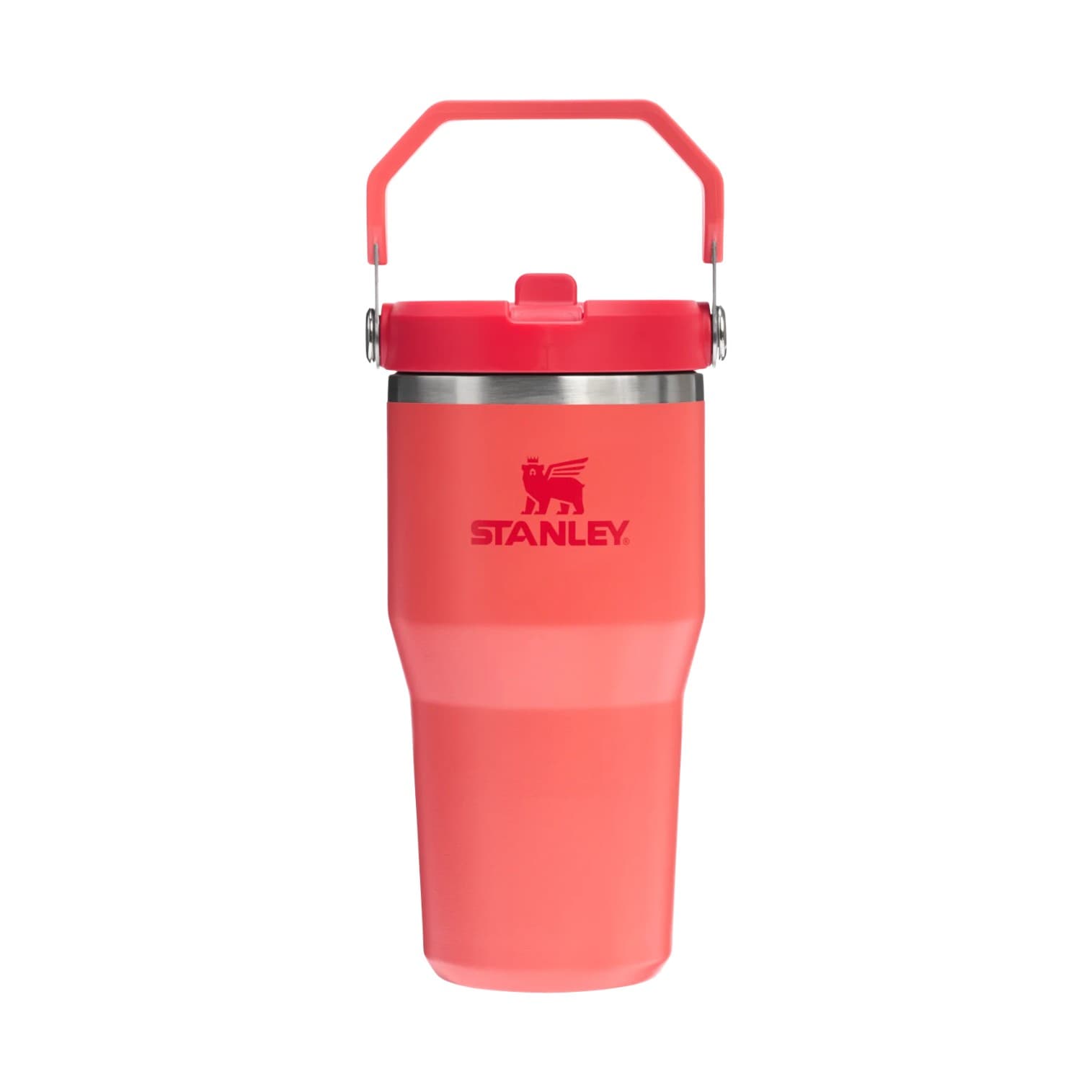 Stanley IceFlow™ Flip Straw Tumbler 0.59L — Hot Coral