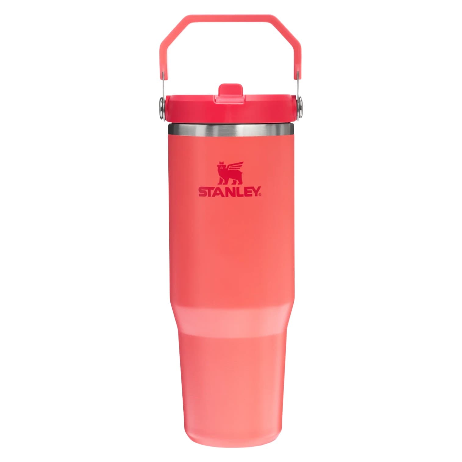 Stanley IceFlow™ Flip Straw Tumbler 0.89L — Hot Coral