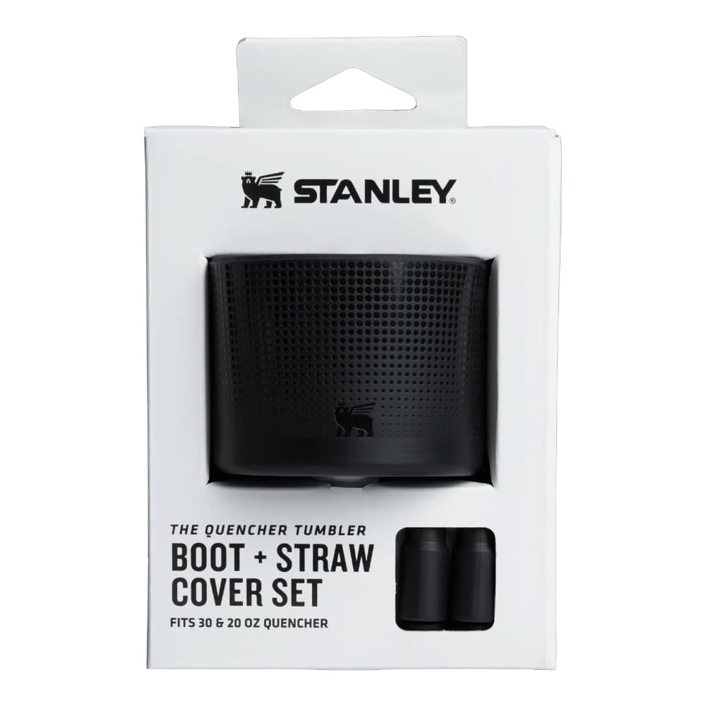 Stanley Quencher Boot and Straw Cover Set | 0.89L & 0.59L — Black 2.0