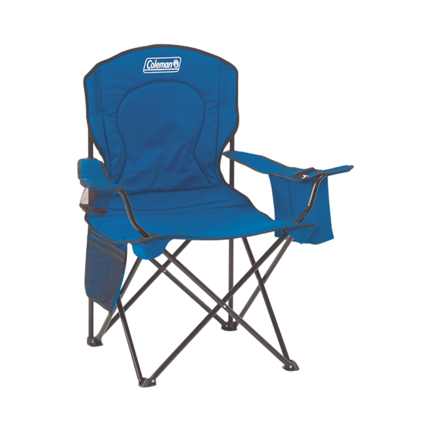 Coleman Cooler Quad Chair — Blue