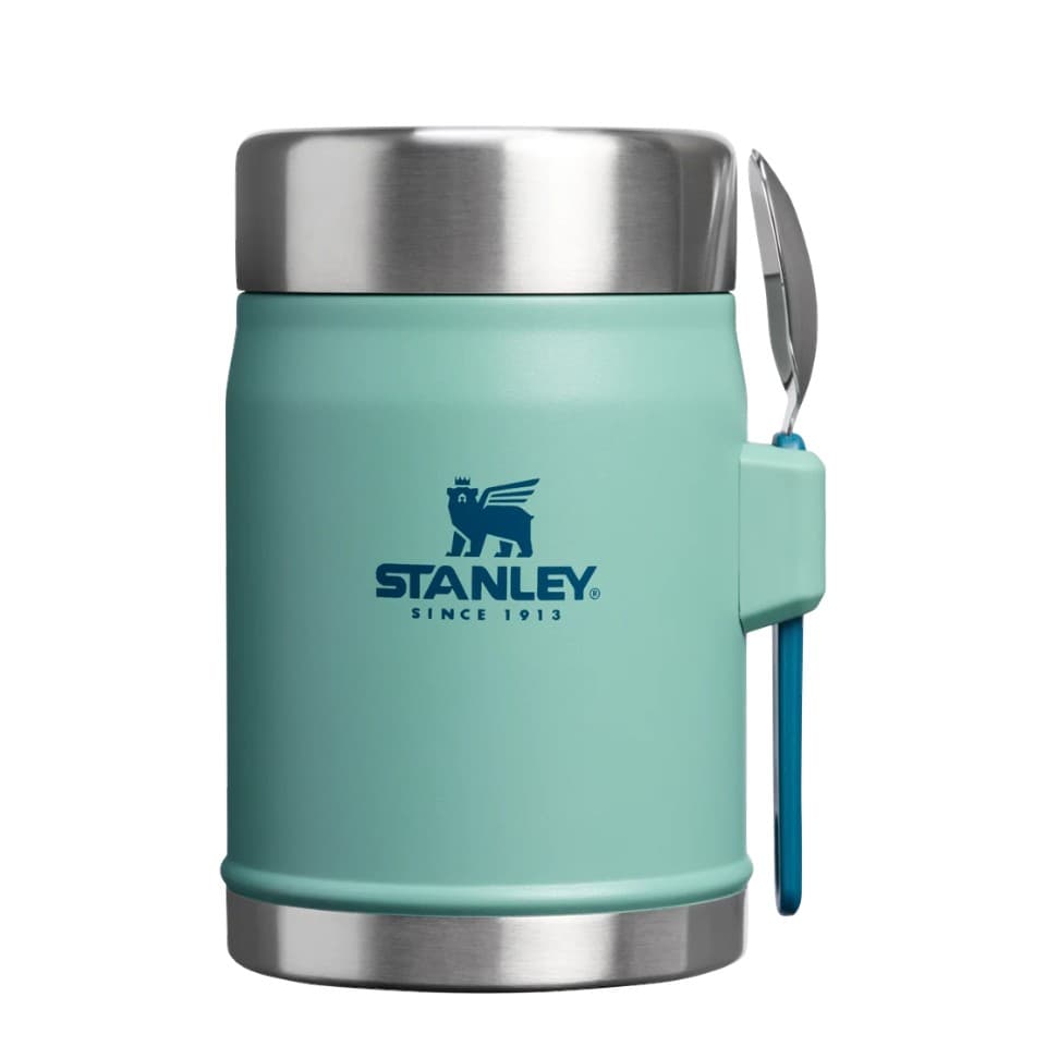 Stanley Classic Legendary Food Jar 0.4L With Spork — Spring Green