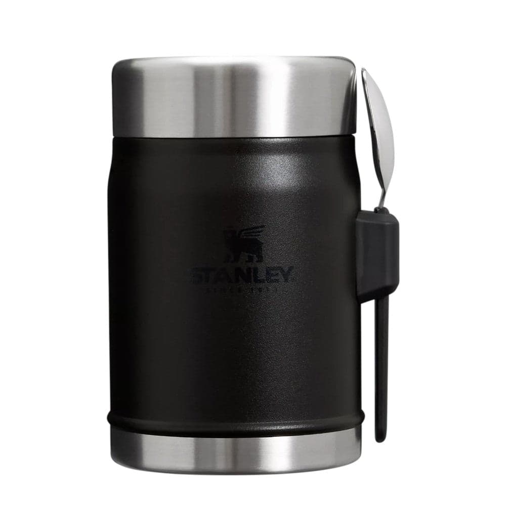 Stanley Classic Legendary Food Jar 0.4L With Spork — Black 2.0