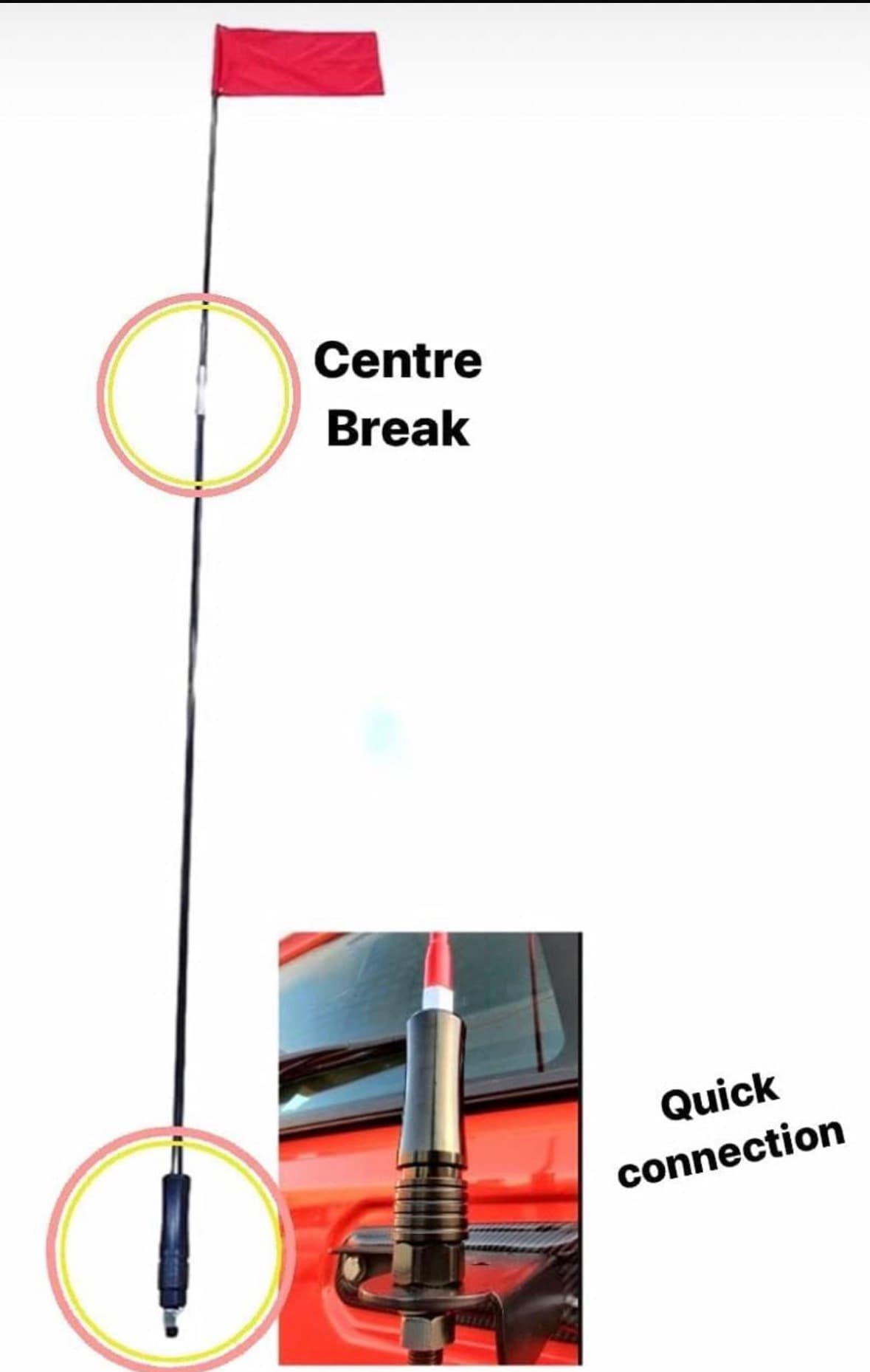 Flag Pole - 2 Piece