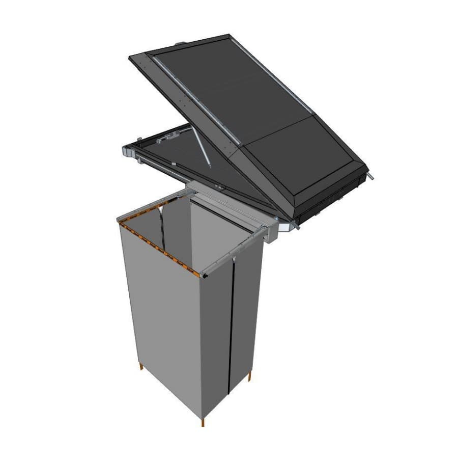 Shower Cube to Alu-Cab TENT & Canopy Camper DC Brackets