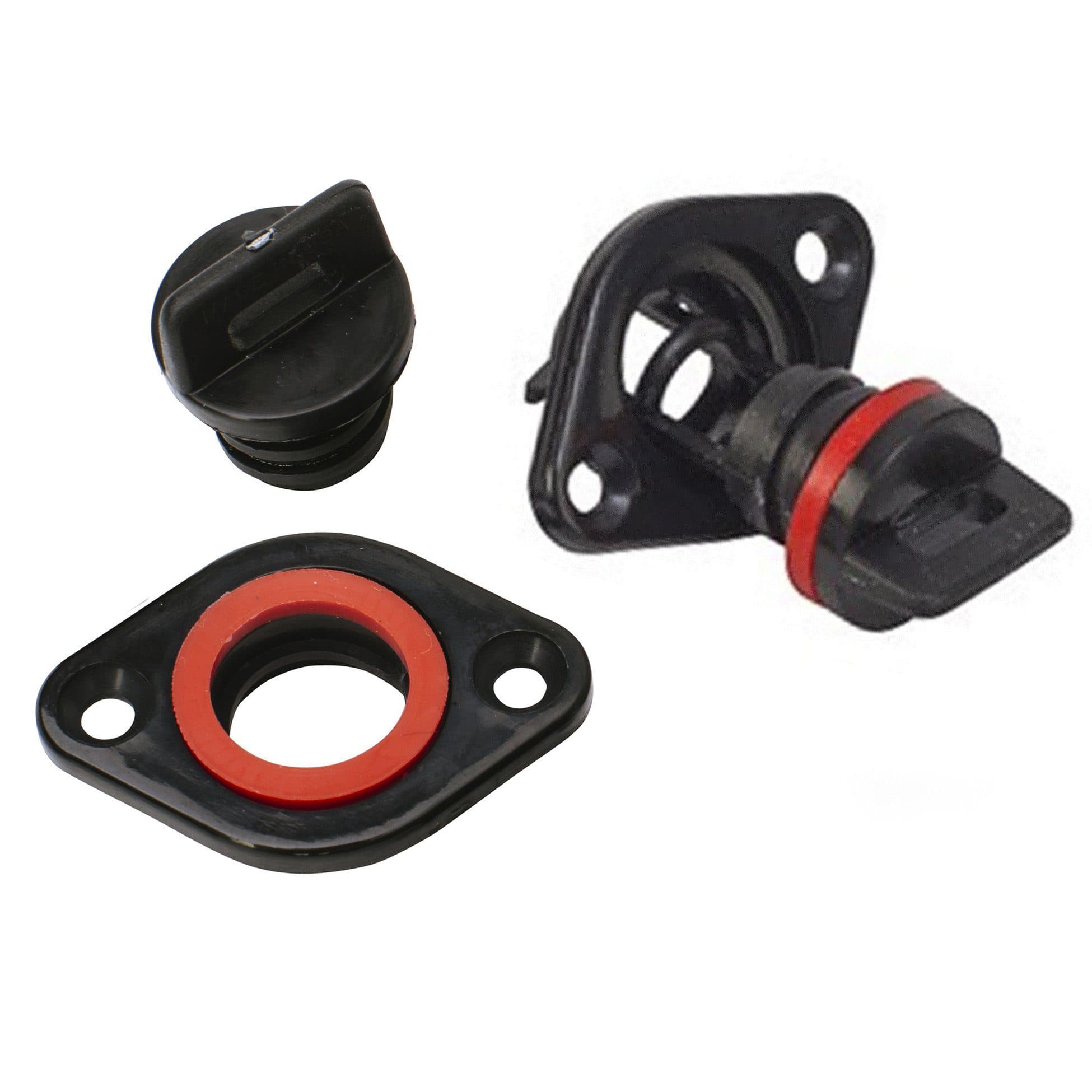 Drawer drain plug set