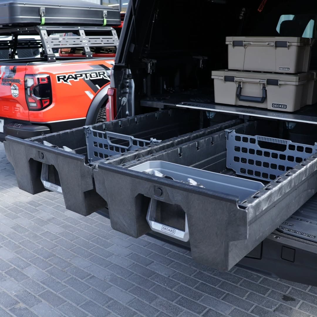 F150 2015+ 5’6″/6’6″ Decked Drawer System V2