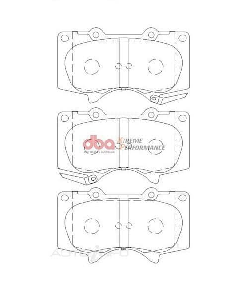 T3 Front Brake Pads (FJ/Fortuner/ Hilux/ Prado)