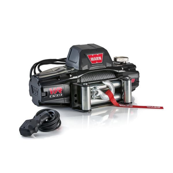 Warn VR EVO 8 - 8,000 lbs Winch With Steel Rope and Wireless Remote, 12V