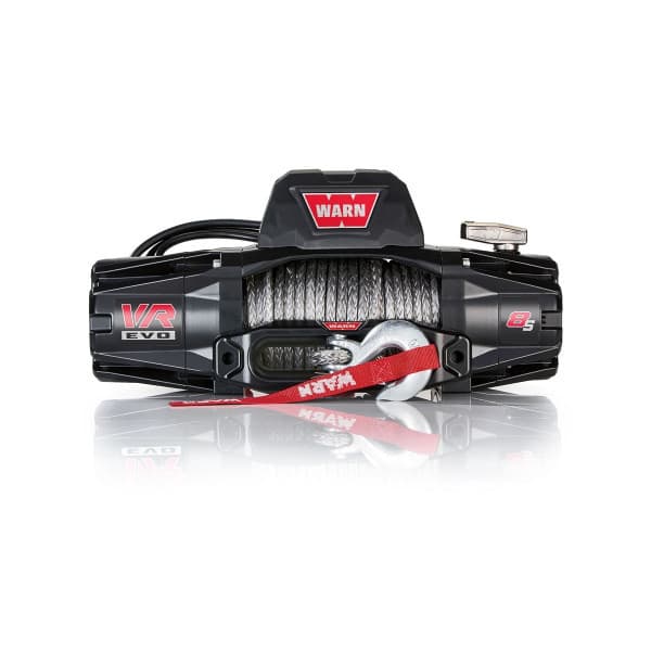 Warn VR EVO 8-S - 8,000 lbs Winch With Synthetic Rope and Wireless Remote, 12V