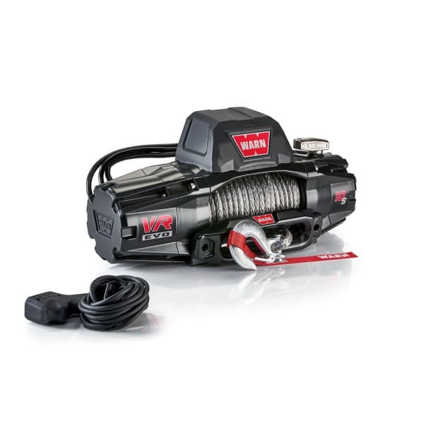 Warn VR EVO 10-S - 10,000 lbs Winch With Synthetic Rope and Wireless Remote, 12V