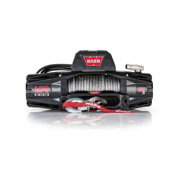 Warn VR EVO 12-S - 12,000 lbs Winch With Synthetic Rope and Wireless Remote, 12V