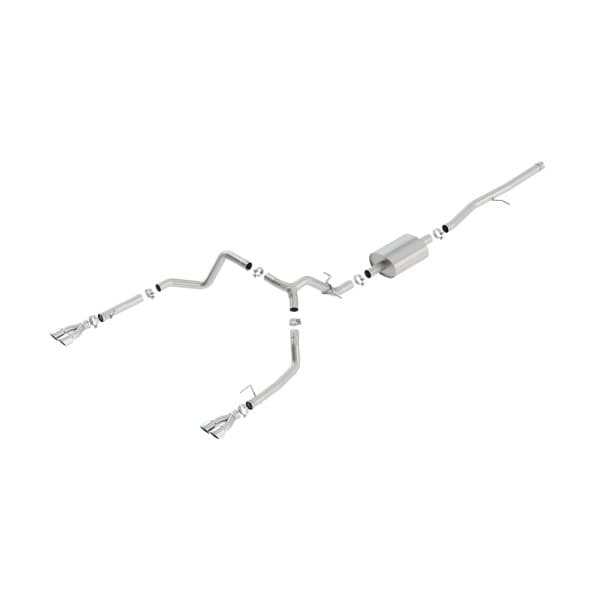 Chevrolet Silverado / GMC Sierra 1500 19-27 S-Type Cat-Back Exhaust, Quadruple Tips, 5.3L